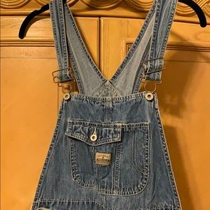 Overalls size medium blue Jean Old Navy